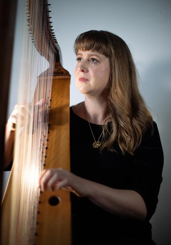 Hannah Lane Australian baroque harpist