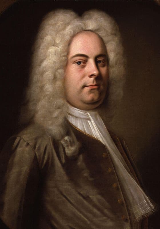 Portrait of composer George Frideric Handel