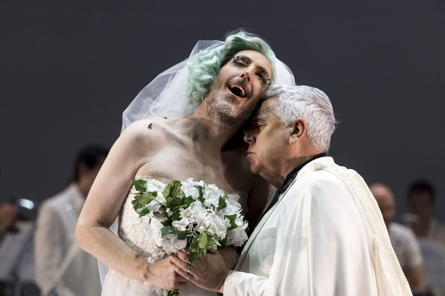 Kanen Breen as Platée with Peter Coleman-Wright AO as Jupiter