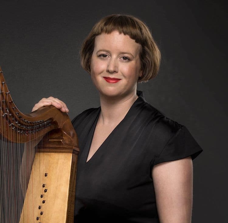 Hannah Lane Australian baroque harpist