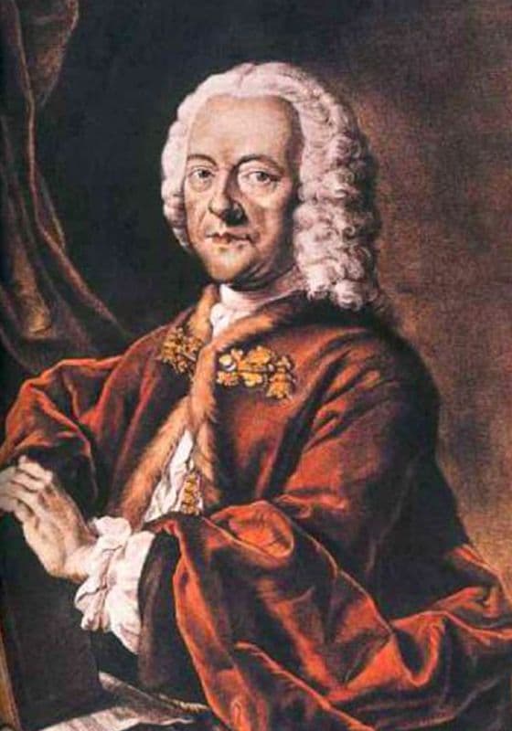 portrait of Georg Philipp Telemann composer