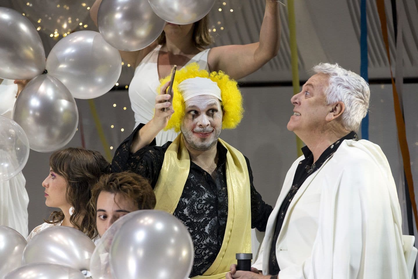 David Greco as Momus and Peter Coleman-Wright AO as Jupiter