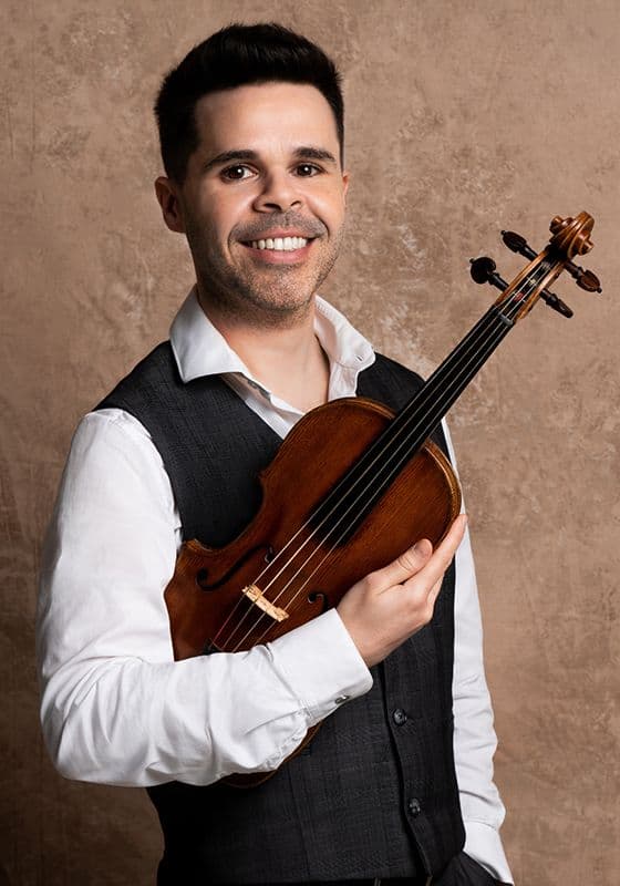 Matthew Greco Australian violinist performs regularly with Pinchgut Opera